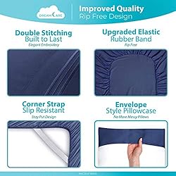 DREAMCARE Full Size Sheets - Cooling Bed Sheets