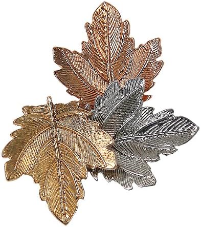 Westree Fashion Three Maple Leaf Retro Collar Pin Brooch Vintage Fashion Jewelry