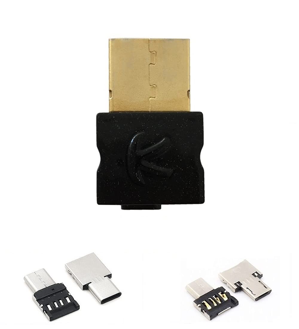 KOKKIA USB_Splitter_Pro : DIGITAL Bluetooth USB Splitter Transmitter with switchable aptX/Low-Latency aptX/FastStream/SBC codecs for Windows/Apple Laptops/PCs/Desktops, Android Smartphones/Tablets.