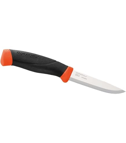 Amazon.com : Morakniv Stainless Steel Fixed-Blade Bushcraft Knife