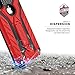 Zizo Static Cover - Case for iPhone Xs Max + Military Grade Drop Tested + Built in Kickstand (Red/Black)