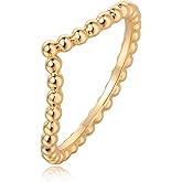 MEVECCO Gold Rings for Women Non Tarnish 18K Gold Plated Dainty X Ring Stacking Diamond CZ Criss Cross Ring for Women Eternity Bands Minimalist Jewelry Gift