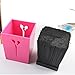 OLizee® Professional Acylic Salon Scissors Holder Box Hairdressing Combs Clips Organizer Rack for Hair Stylist(Pink)