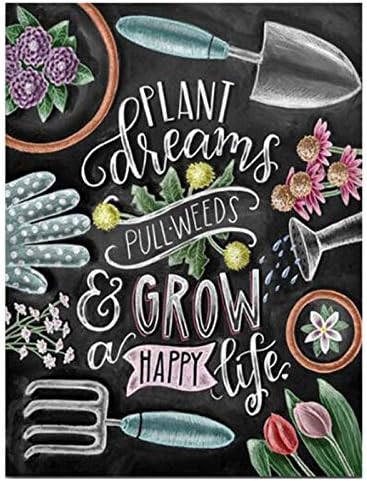 Aphila Diamond Painting Kits for Adults Round Drills Full Resin Rhinestones Embroidery Cross Stitch Decor Gift Plant 30x40cm/12"x16"