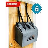 First Ever Secure Large Capacity Over Front Door Removable Package Drop Box/Mailbox with Combination Lock - Prevents Package and Identity Theft - by DROPSAK Ultra 2018.