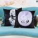 Custom Cotton Super Soft Short Plush Leaning Cushion Throw Pillow Covers Pillowslip Case,Size 17.7