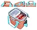 MIER 9 Can Insulated Lunch Bag for Women Leakproof Soft Cooler Tote, Orange