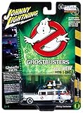 1959 Cadillac Eldorado ECTO-1 Ambulance White Ghostbusters (1984) Movie 1/64 Diecast Model Car by Johnny Lightning JLSS006