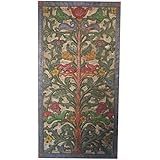 Indian Vintage Hand Carved KALPAVRIKSHA TREE OF Dreams Garden Wall Sculpture, Door Panel