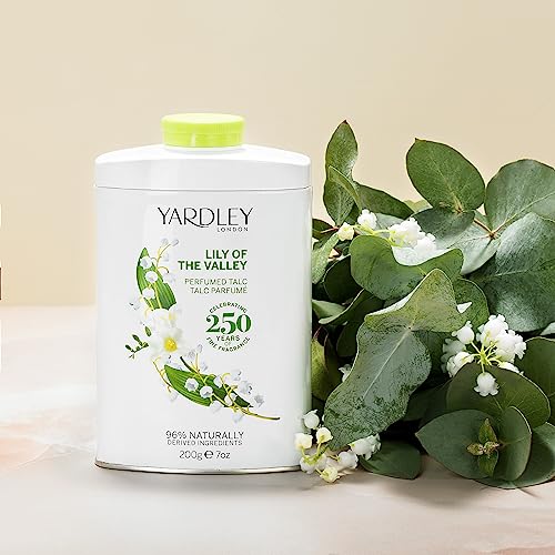 Yardley London Lily of the Valley Perfumed Talc 200g