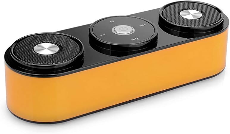 Amazon ブルートゥーススピーカー防水 車 のワイヤレスサブウーファー ポータブルステレオhdサウンドと大胆なベース ハンズフリー 携帯電話 タブレット テレビのスピーカー イエロー Costrov ポータブルスピーカー