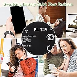 SwarKing Replacement Battery Compatible with BL-T45