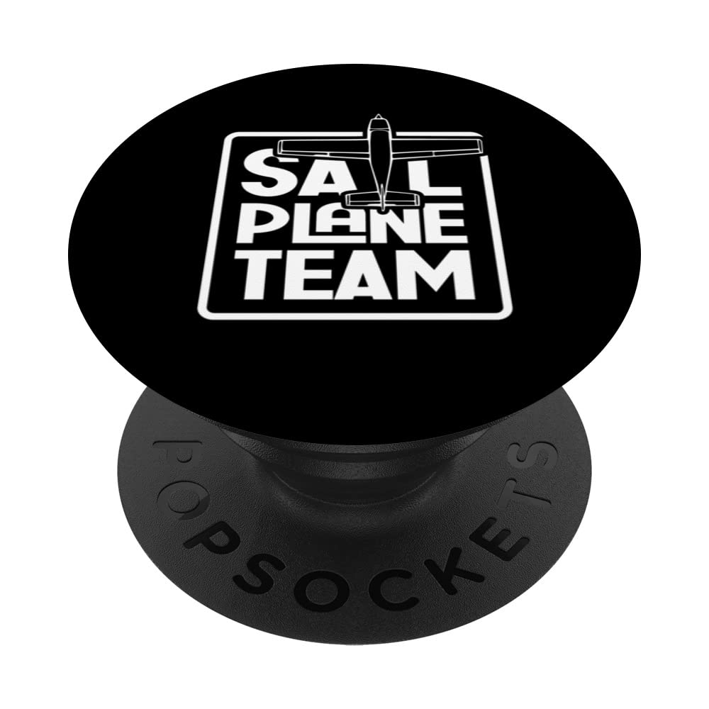 Sailplane Team Fly Glider Pilot Gliding PopSockets Swappable PopGrip