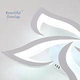 Riserva 60W LED Ceiling Light Petal Design 6500K White Φ60cm view 4