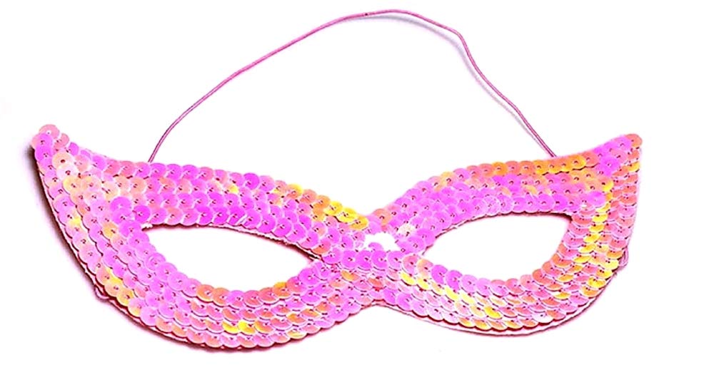 Lovelegis Mask - Pink - Carnival - Halloween - Venetian - Woman - Sequins - Gift idea for Christmas and birthday