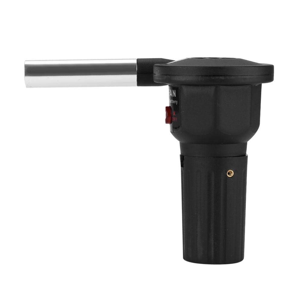 Broco Barbecue Fan Blower Charcoal BBQ, BBQ Fire Fun Air Blower, Portable Battery Powered BBQ Fan Air Blower for Outdoor Camping Picnic Charcoal Grill Barbecue
