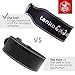 Tanko Sports Genuine Leather Weightlifting Belt for Women, Men Lifting Belt – The Best from All Workout Belts - Great for Crossfit and Gym + Bonus Lifting Straps