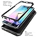 Supcase Unicorn Beetle PRO Series Full-Body Rugged Holster Case with Out Built-in Screen Protector for Samsung Galaxy S6 Edge (2015 Release) - Retail Package - Black/Black