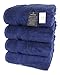 SALBAKOS - Premium 4 Piece Bath Towel Set, Made with 100% Turkish Cotton, Quick Drying, Highly Absorbent & Comfy Towels for Spa & Hotel | 27