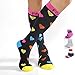 Men Socks Compression 20-30mmHg Sport Socks Protect Ankle For Team soccer,Football,Baseball, Running,Flight,Working