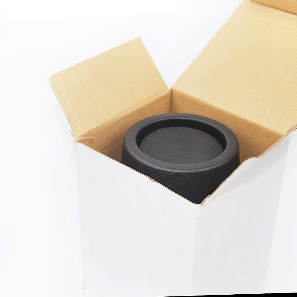 Round 4 Inch Bed Risers Lifts Height of 4 inch Heavy Duty Set of 4 Pack Table Risers Furniture Risers Great Under Bed Storage Black: Home Improvement