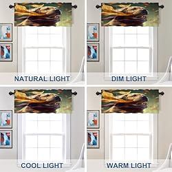 Batmerry Autumn Dogs Leaves Valance