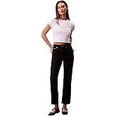 Calvin Klein Women's High Rise Straight Fit Jeans