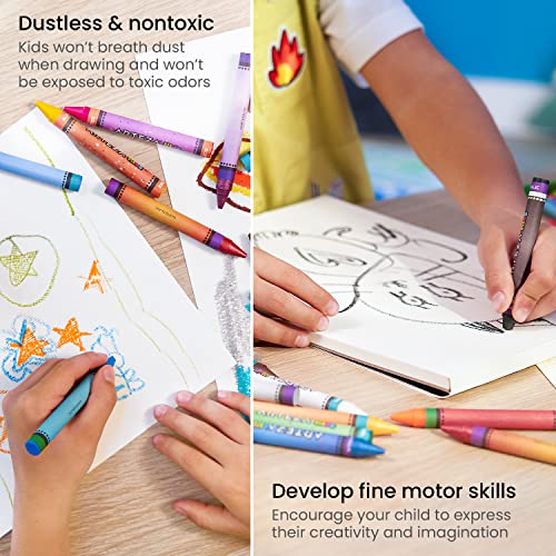 Arteza Kids Crayons, Set of 96, Special Effects Colors, RegularSize