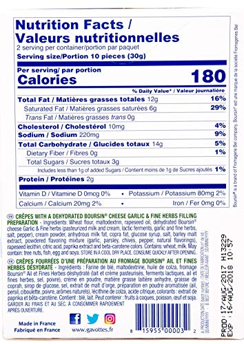 Gavottes, Cracker Boursin Cheese Filled, 2.12 Ounce - Thumbnail 2