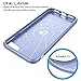 LUVVITT [Sleek Armor] Slim Shock Absorbing Flexible Back Cover TPU Rubber Case for Apple iPhone 7 / iPhone 8 / iPhone SE - Violet