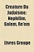 Crature Du Judasme: Nephilim, Golem, Re'em - Livres Groupe