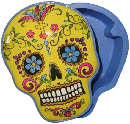 Boxer Gifts STASH Candy Yellow. Day of The Dead. Skull Box, One