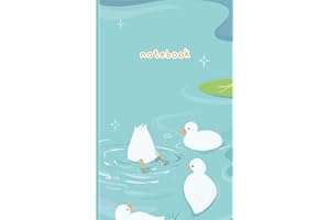 Blank Notebook: Cute Ducks Dotted Notebook | 5 x 8 inches | 100 Pages | Kids Teens | Drawing, Sketching Doodling, Artist, Scrapbook