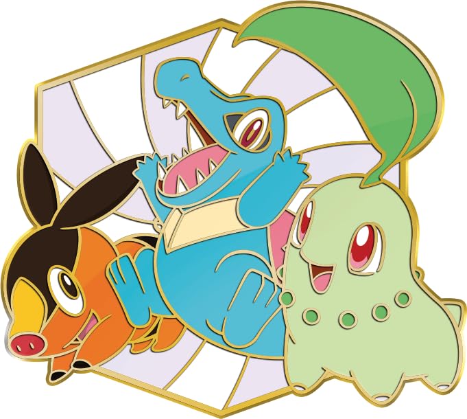 Pokémon-Sammelkartenspiel: Deluxe-Pin-Kollektion Mega-Entwicklung – Erhabene Helden: Erste Partner (3 holografische Promokarten, 1 Deluxe-Pin und 5 Boosterpacks) 5