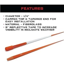 The ROP Shop (Pack of 3000) (1/4 Inch) Orange 48