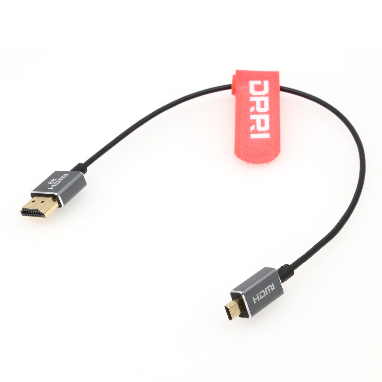 DRRI High Speed 8K Micro HDMI to HDMI 2.1 Cable for Canon EOS R5 M6 Mk2 | FUJIFILM X-T| Nikon Z6 Z9 to Atomos Ninja 6 Monitor