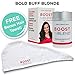 Boost N Blend Blonde Scalp Concealer with Bonus Microfiber Towel- Undetectable & Natural Hair Thickener - Hair Building Fibers for Thinning Hair & Visible Scalp - Hair Volumizer for Women