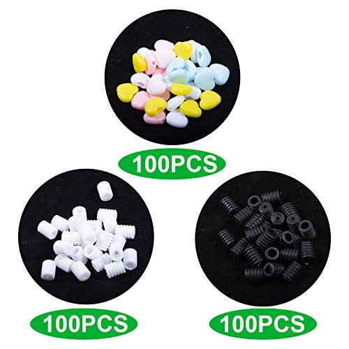 300pcs Silicone Cord Locks for Mask Silicone Toggles for Drawstrings