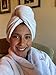 Diva Darling, Microfiber Hair Towel, White