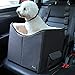 Petsfit Dog/Cat Booster Seat with Pockets, small dog car seat for Cars, Trucks and SUVs (Small, Dark Brown)