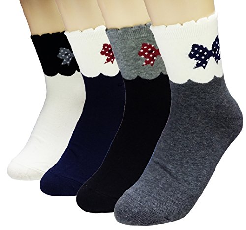 Jjmax women s and girl s lovely ribbon cuff cotton blen…