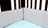 Trend Lab Cocoa Mint Crib Bumpers, Taupe