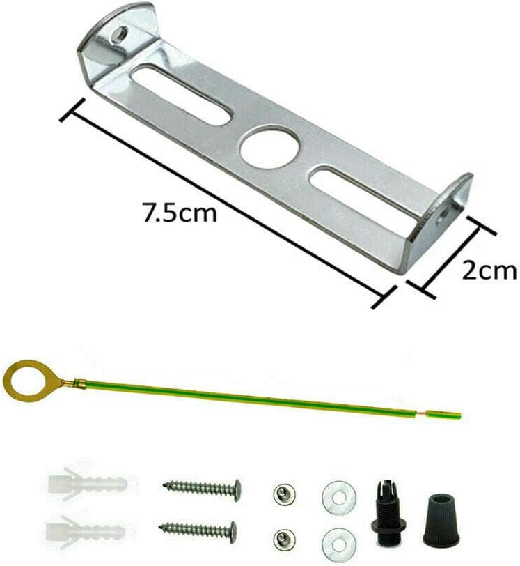 Lighting Fixture Ceiling Plate Bracket Earthed with Screws Suspension
