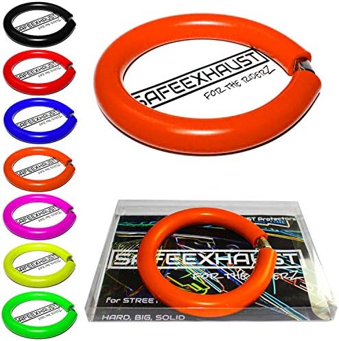 Supermoto Motorcycle Exhaust Protector/Protector Exhaust Protector (Orange)