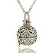 Vintage Crystal Filigree Ethnic Tribal Aromatherapy Essential Oil Diffuser Charms Pendant Perfume Oil Locket Necklace