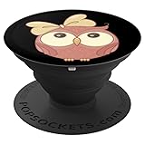 Cute Baby Owl With Knot - PopSockets Grip and Stand
