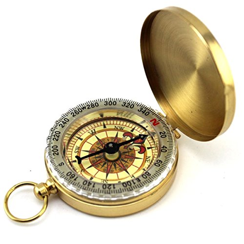 LIXIANGNAN Camping Survival Compass Hiking Hunting Camping Survival Compass Metal Compass Tool
