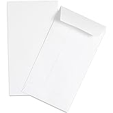 Guardian #7 Paper Coin Envelopes - Made in America with Gummed Flaps, Pack of 500 Blank Cash Envelopes for Coins, Receipts, Seeds, Small Parts Storage, and More, 3 ½ x 6 ½ Inches, White