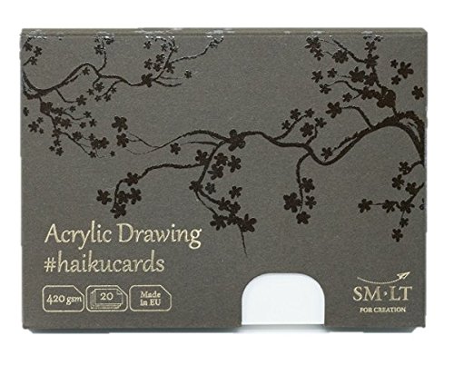 SMLT C-20 (420)/OA Haiku Cards 147X106 Acrylic Paper Box, 420 mm Acrylic Cards, 20 Cards