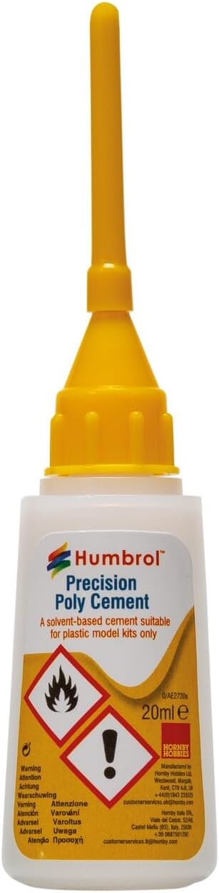Humbrol AE2720 Precision Poly Cement Glue 20ml Clear Model Cement